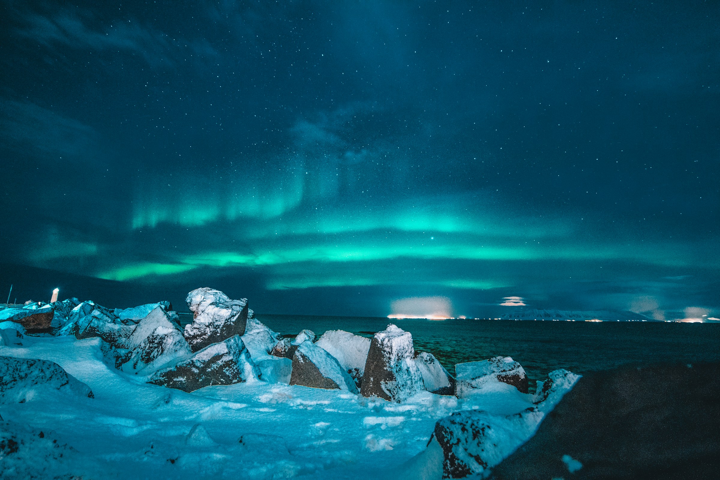 Northern Lights, Waterfalls, & Black Sand Beaches